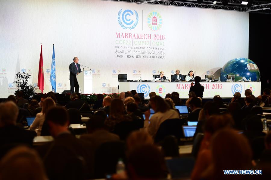 MOROCCO-MARRAKECH-COP22-CHINA