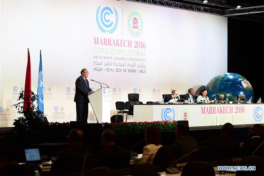 MOROCCO-MARRAKECH-COP22-CHINA