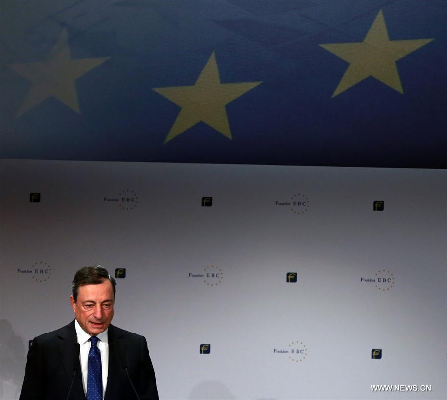 GERMANY-FRANKFURT-DRAGHI-EUROPEAN BANKING CONGRESS