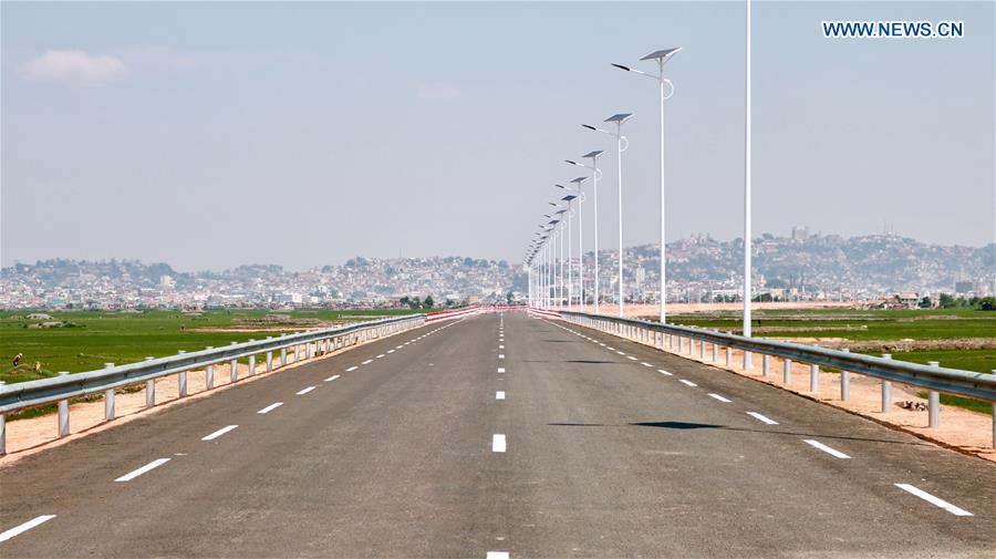 MADAGASCAR-ANTANANARIVO-CHINESE-BUILT ROAD-INAUGURATION
