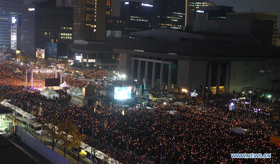 SOUTH KOREA-SEOUL-PRESIDENT-RALLY