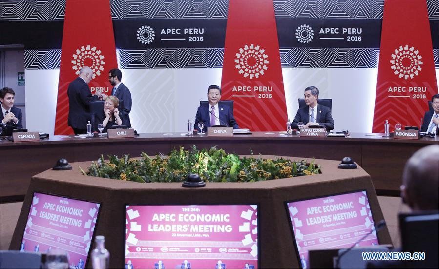 PERU-LIMA-CHINESE PRESIDENT-APEC MEETING