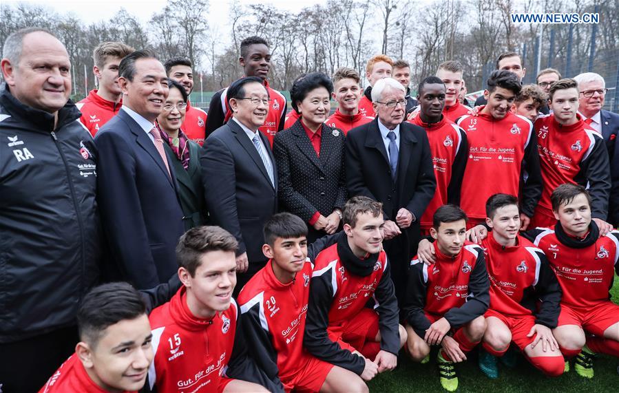GERMANY-COLOGNE-CHIHA-LIU YANDONG-FOOTBALL-COOPERATION