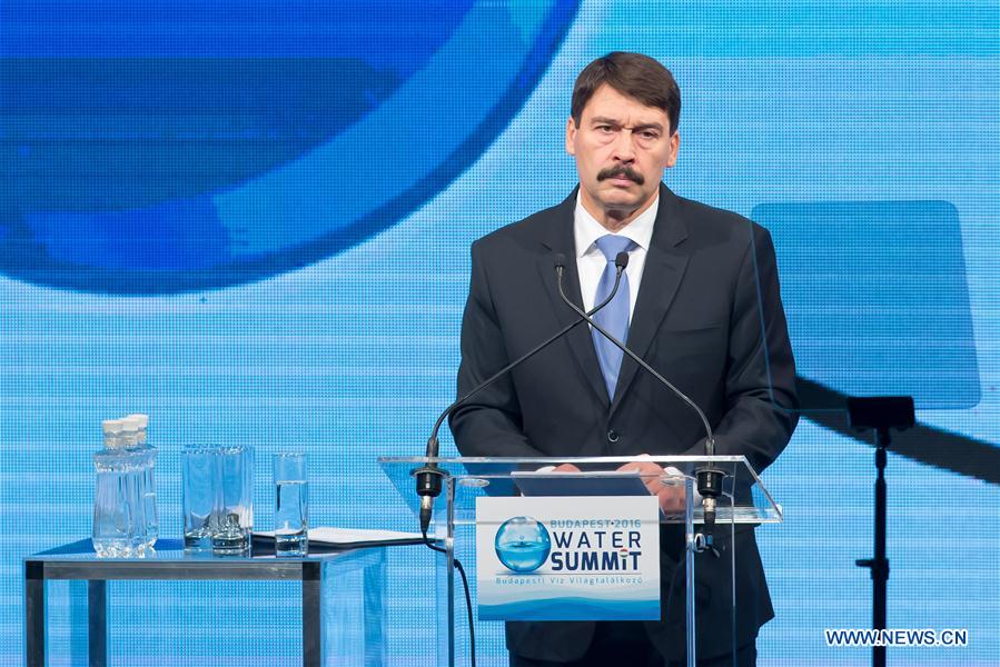 HUNGARY-BUDAPEST-WATER SUMMIT 2016-OPENING