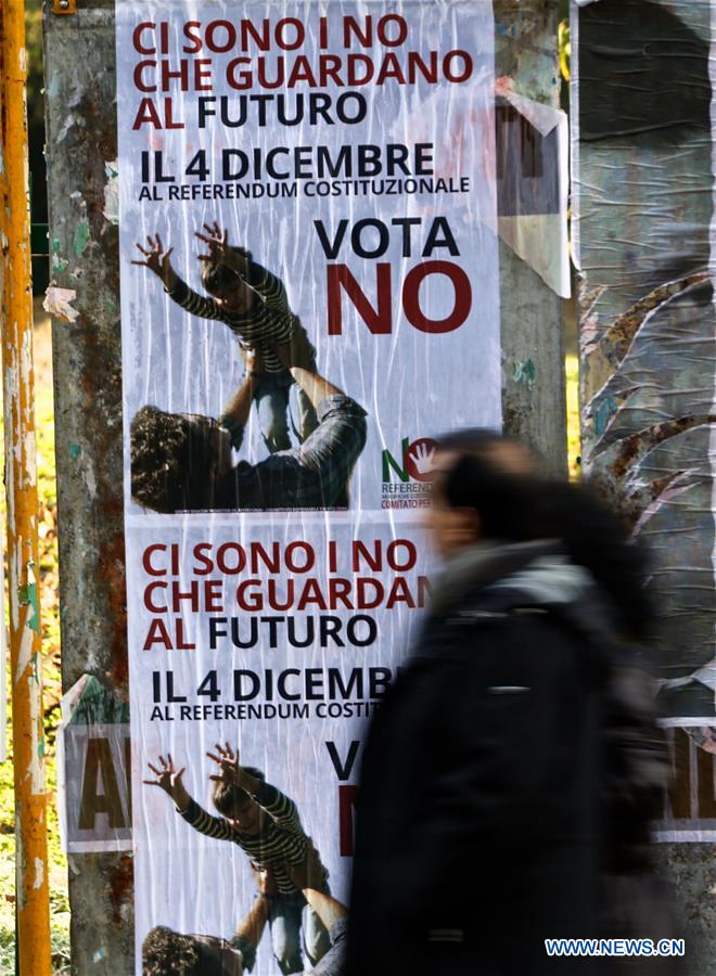 ITALY-ROME-CONSTITUTIONAL REFERENDUM