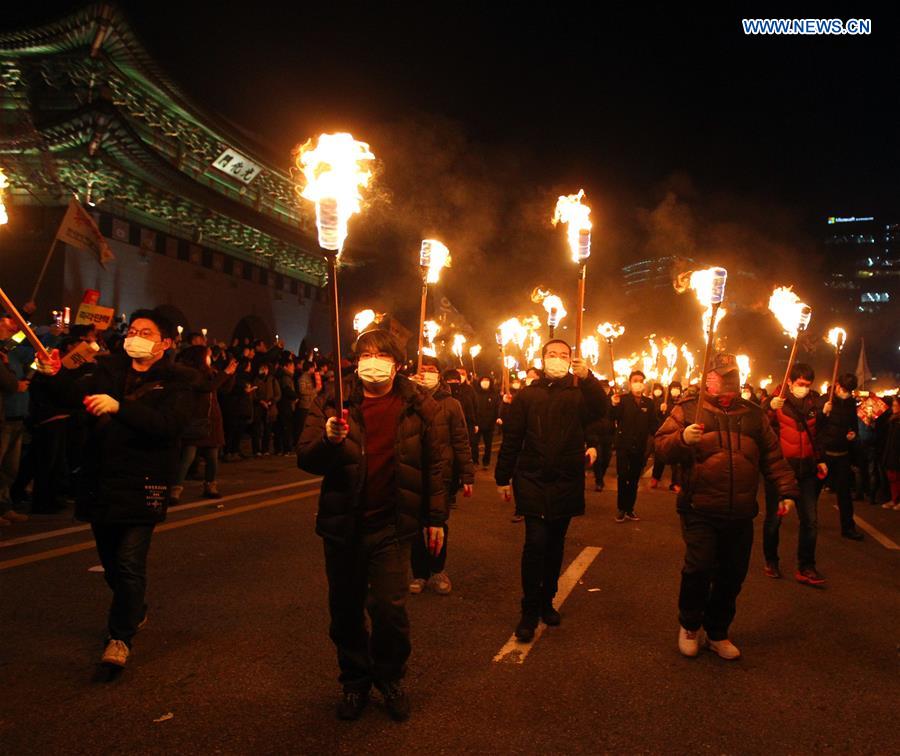 SOUTH KOREA-SEOUL-PRESIDENT-RALLY