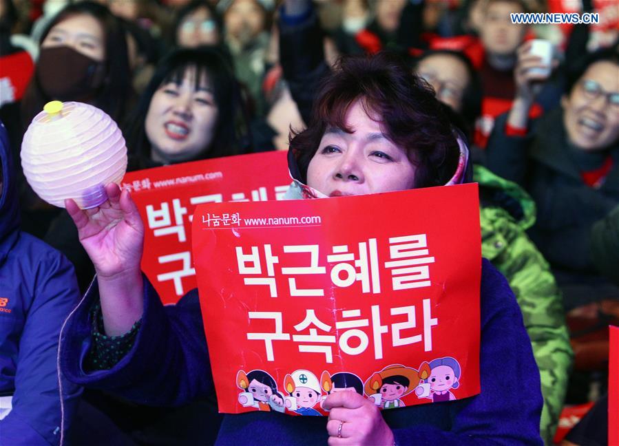 SOUTH KOREA-SEOUL-PRESIDENT-RALLY