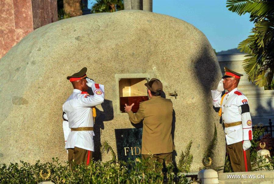 CUBA-SANTIAGO DE CUBA-FIDEL CASTRO-FUNERAL