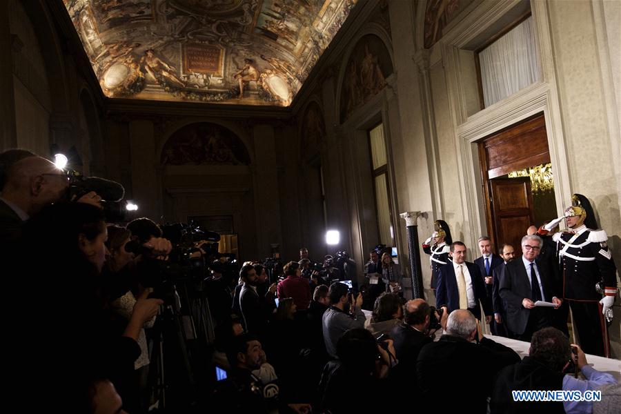 ITALY-ROME-TRANSITIONAL GOVERNMENT-PRESIDENT-CONSULTATIONS