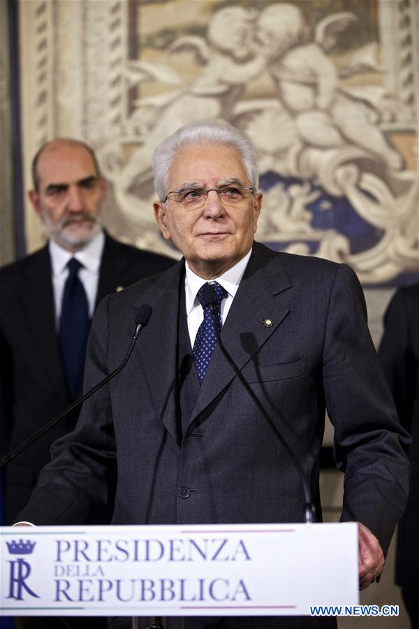 ITALY-ROME-TRANSITIONAL GOVERNMENT-PRESIDENT-CONSULTATIONS