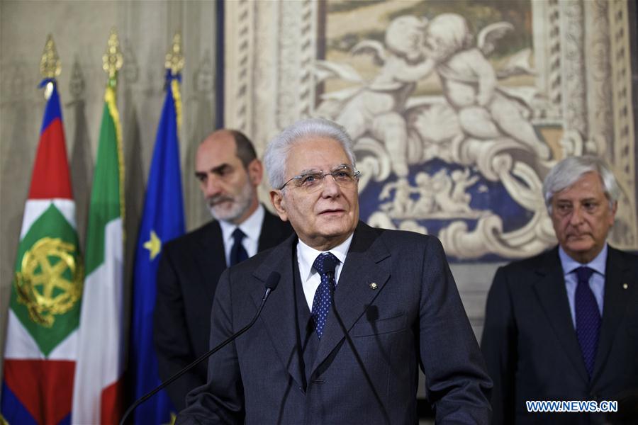 ITALY-ROME-TRANSITIONAL GOVERNMENT-PRESIDENT-CONSULTATIONS