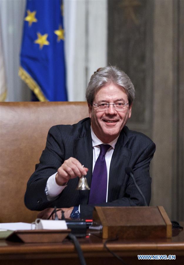 ITALY-ROME-NEW PM-PAOLO GENTILONI-CABINET-UNVEILING