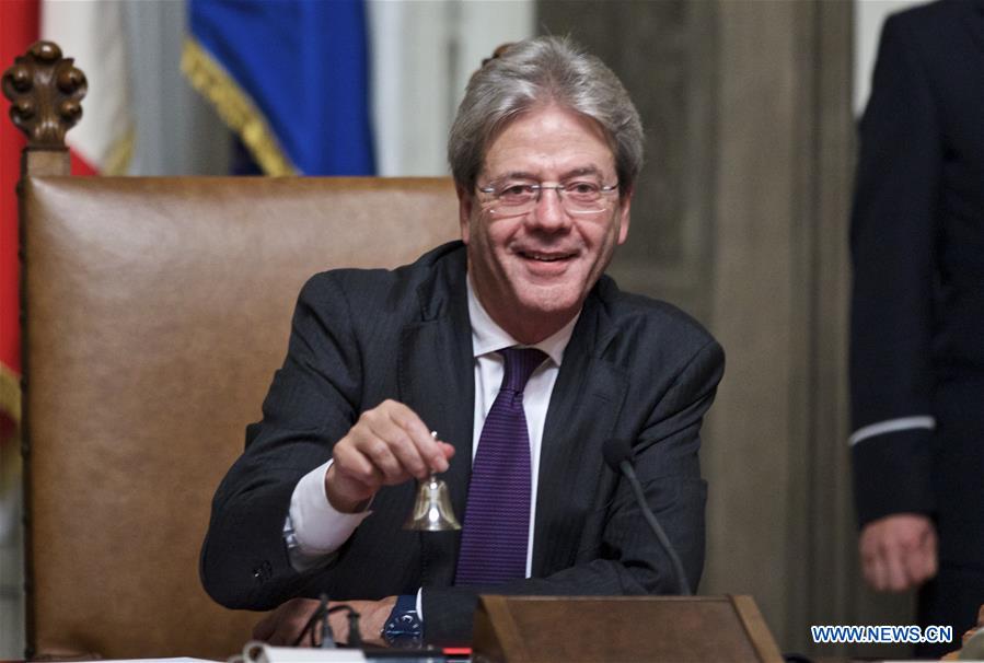 ITALY-ROME-NEW PM-PAOLO GENTILONI-CABINET-UNVEILING