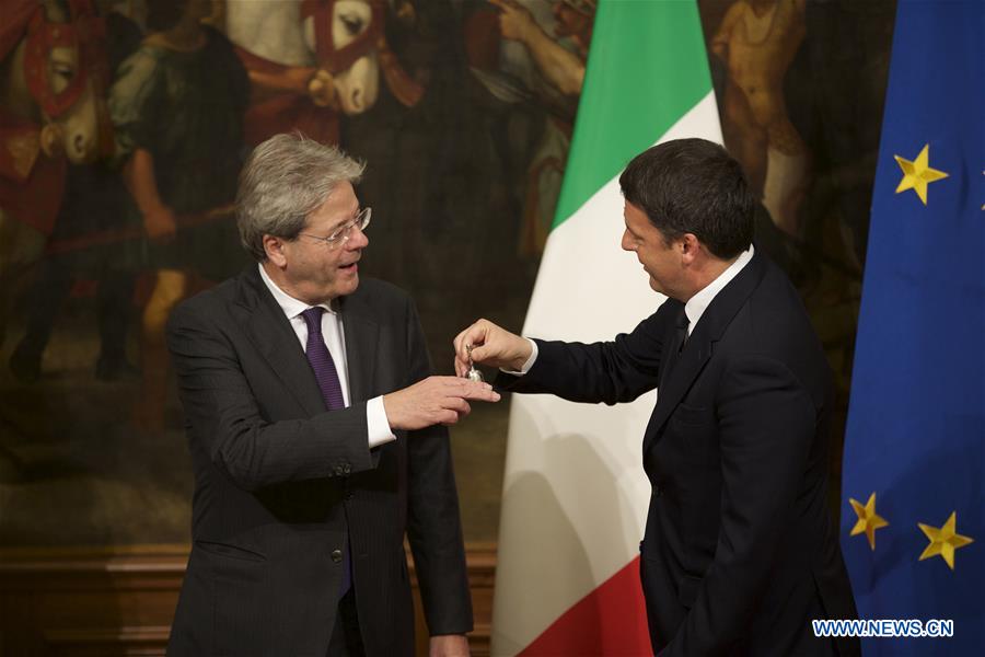ITALY-ROME-NEW PM-PAOLO GENTILONI-CABINET-UNVEILING
