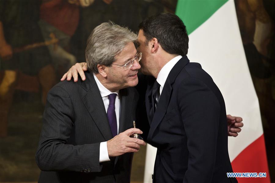 ITALY-ROME-NEW PM-PAOLO GENTILONI-CABINET-UNVEILING