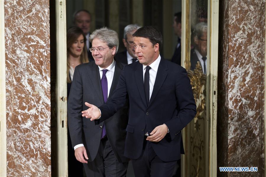 ITALY-ROME-NEW PM-PAOLO GENTILONI-CABINET-UNVEILING