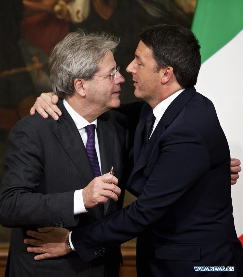 ITALY-ROME-NEW PM-PAOLO GENTILONI-CABINET-UNVEILING