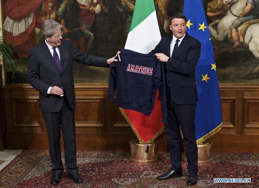 ITALY-ROME-NEW PM-PAOLO GENTILONI-CABINET-UNVEILING