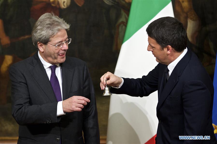 ITALY-ROME-NEW PM-PAOLO GENTILONI-CABINET-UNVEILING