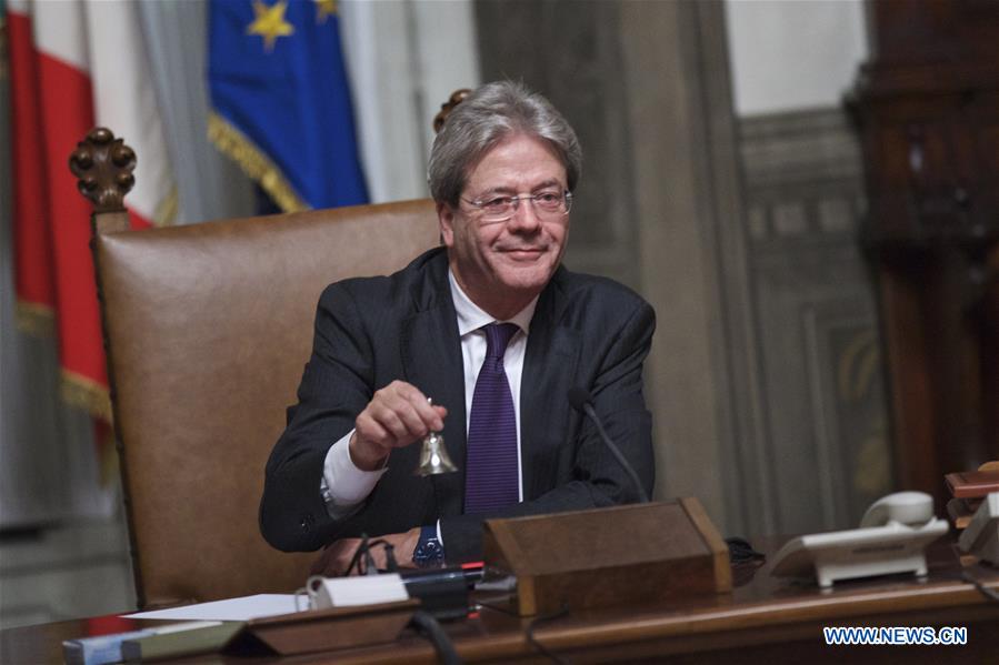 ITALY-ROME-NEW PM-PAOLO GENTILONI-CABINET-UNVEILING