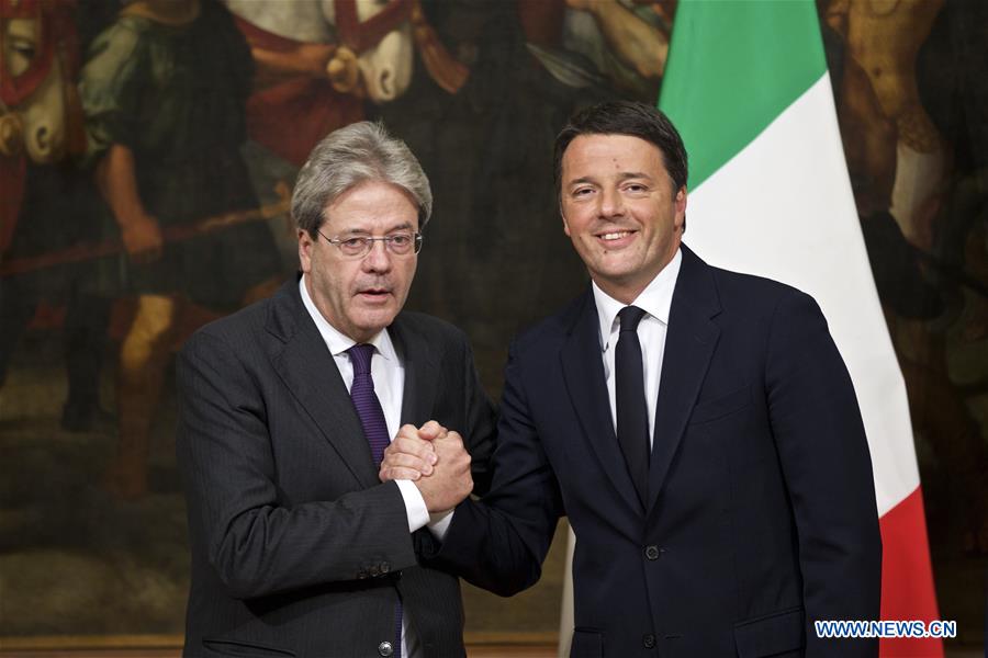 ITALY-ROME-NEW PM-PAOLO GENTILONI-CABINET-UNVEILING