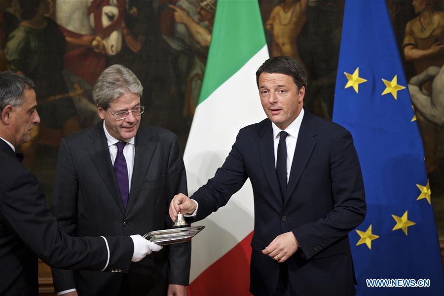 ITALY-ROME-NEW PM-PAOLO GENTILONI-CABINET-UNVEILING