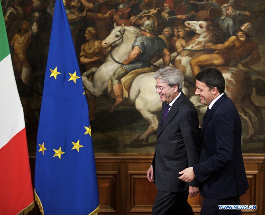 ITALY-ROME-NEW PM-PAOLO GENTILONI-CABINET-UNVEILING