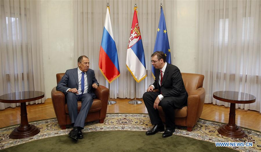 SERBIA-BELGRADE-RUSSIAN-FM-LAVROV-VISIT