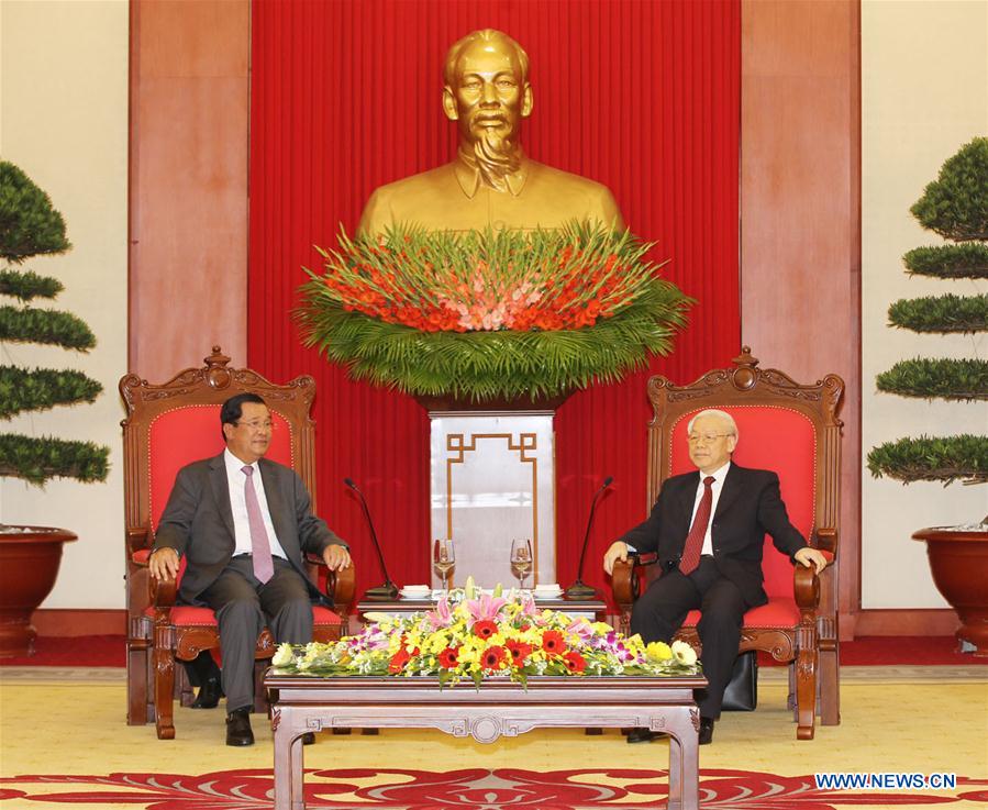 VIETNAM-HANOI-CAMBODIAN PRIME MINISTER-VISIT