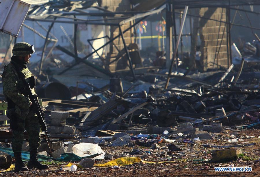 MEXICO-TULTEPEC-EXPLOSION-DEATH TOLL RISE