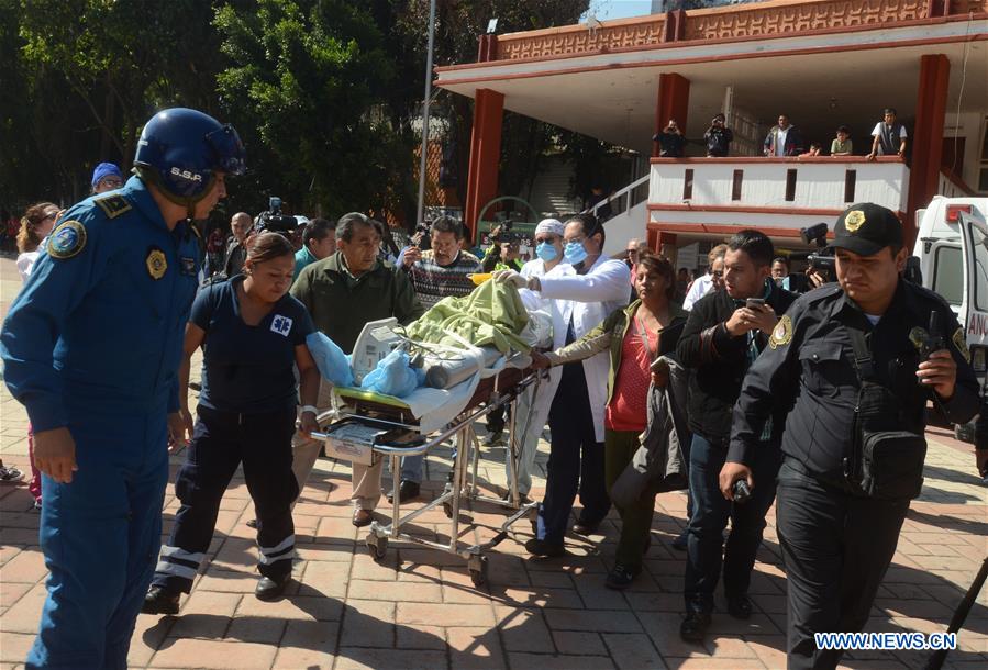 MEXICO-MEXICO CITY-TULTEPEC EXPLOSION-INJURED PERSON