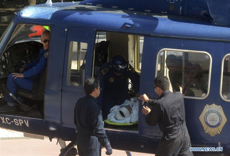 MEXICO-MEXICO CITY-TULTEPEC EXPLOSION-INJURED PERSON