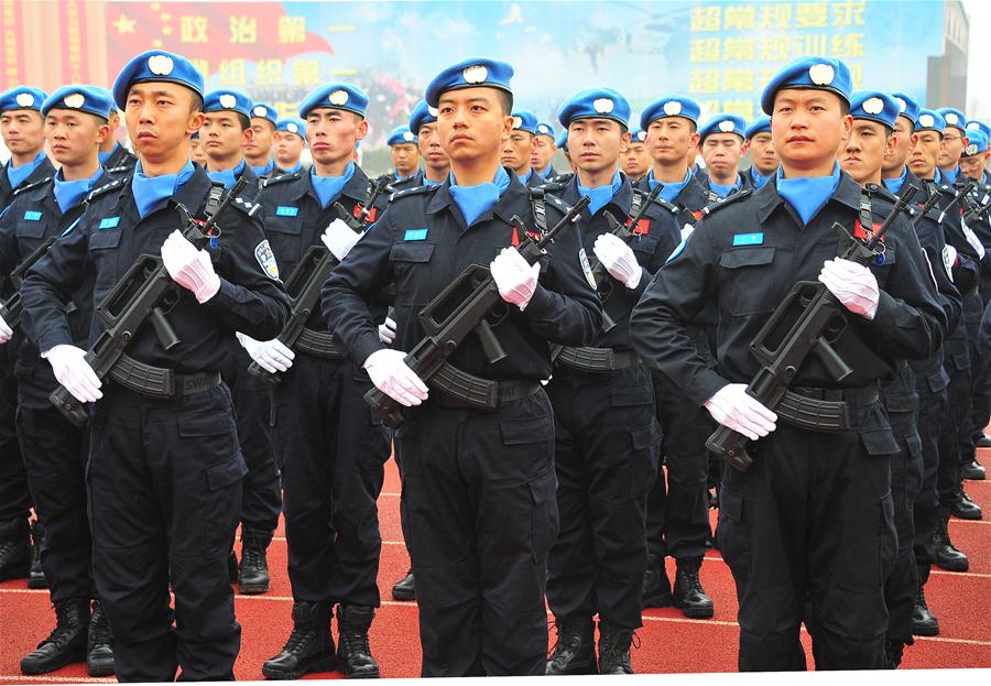 CHINA-SHANDONG-DONGYING-STANDBY PEACEKEEPING POLICE(CN)