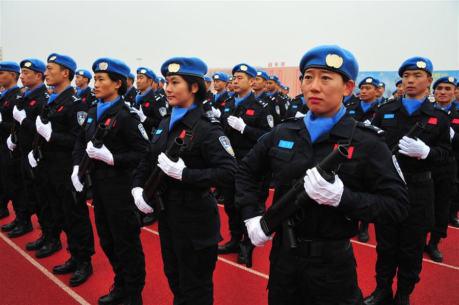 CHINA-SHANDONG-DONGYING-STANDBY PEACEKEEPING POLICE(CN)