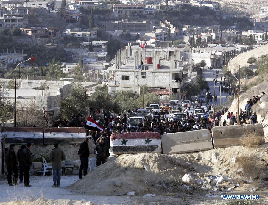 SYRIA-BARADA VALLEY-EVACUATION