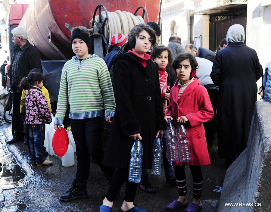 SYRIA-DAMASCUS-WATER CRISIS