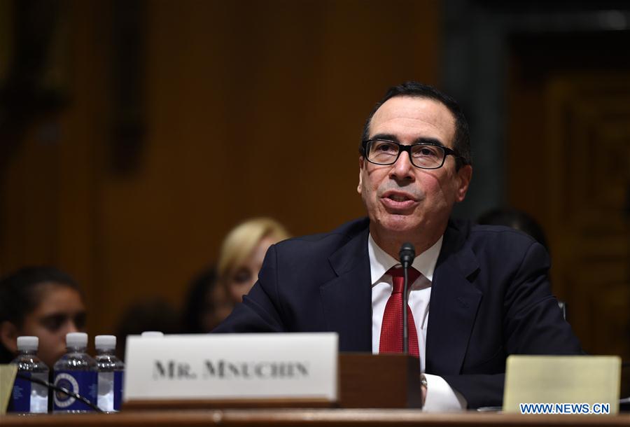 U.S.-WASHINGTON D.C.-STEVEN MNUCHIN-TREASURY SECRETARY-NOMINATION-HEARING