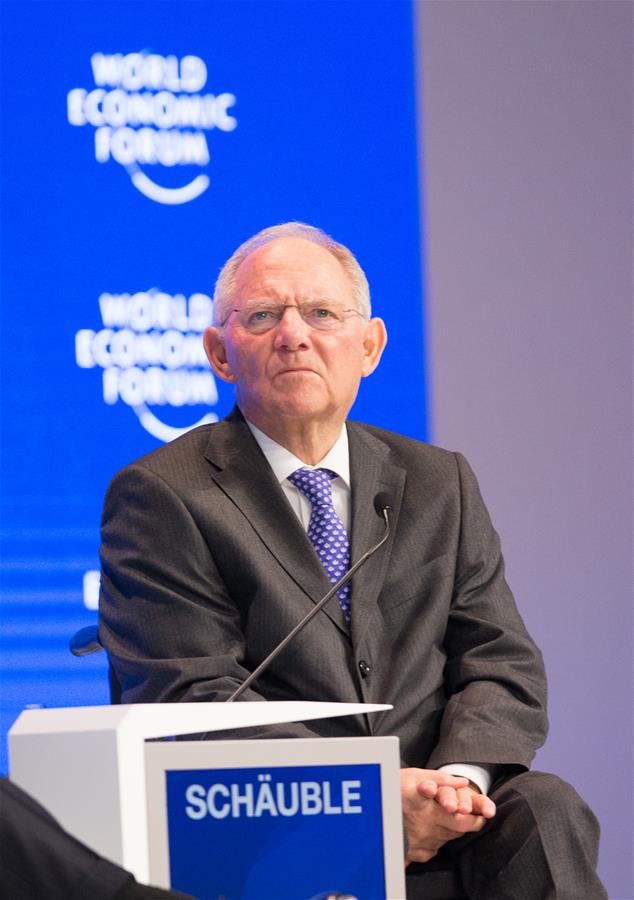 SWITZERLAND-DAVOS-WEF-GERMANY-FINANCE MINISTER