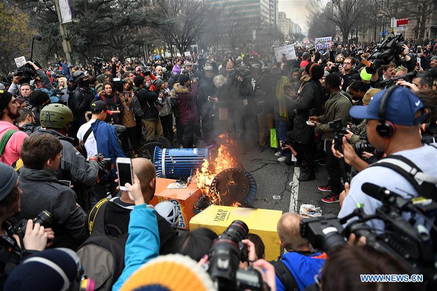 U.S.-WASHINGTON D.C.-PRESIDENT-INAUGURATION-TRUMP-PROTEST