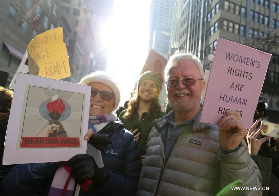 U.S.-NEW YORK-ANTI-TRUMP PROTEST