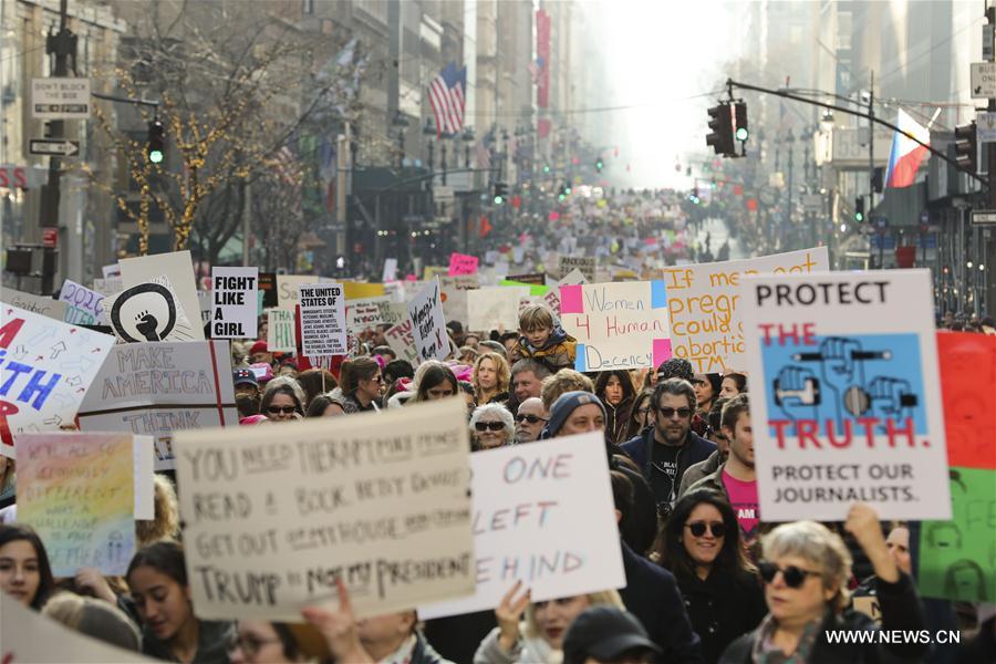 U.S.-NEW YORK-ANTI-TRUMP PROTEST