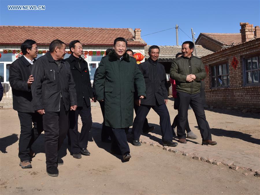 CHINA-HEBEI-XI JINPING-INSPECTION-POVERTY ALLEVIATION (CN)