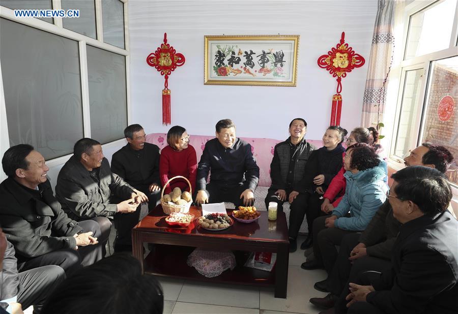 CHINA-HEBEI-XI JINPING-INSPECTION-POVERTY ALLEVIATION (CN)