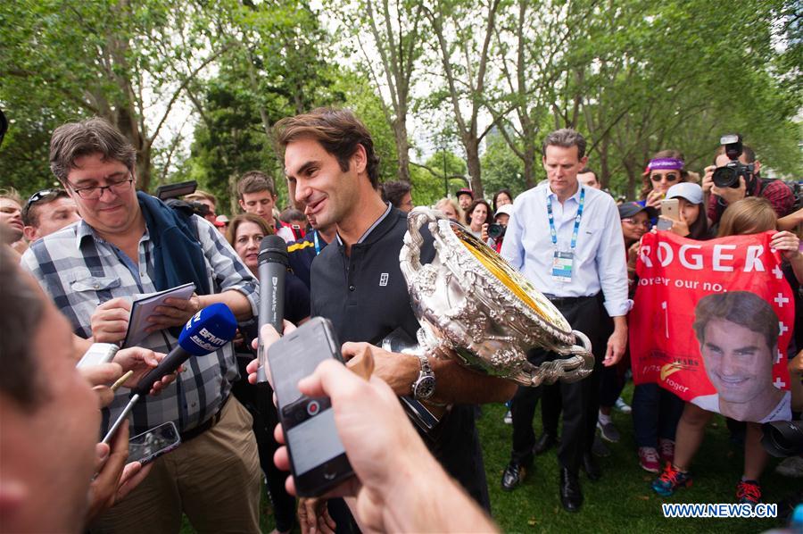 (SP)AUSTRALIA-MELBOURNE-ROGER FEDERER-AUSTRALIAN OPEN