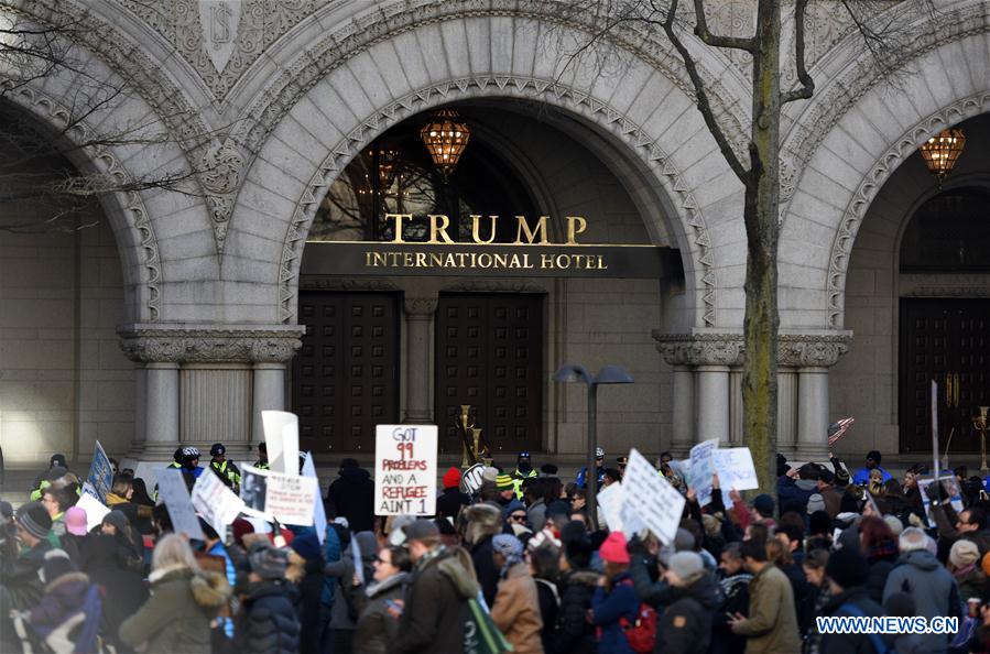 U.S.-WASHINGTON D.C.-PROTEST-TRUMP-IMMIGRATION