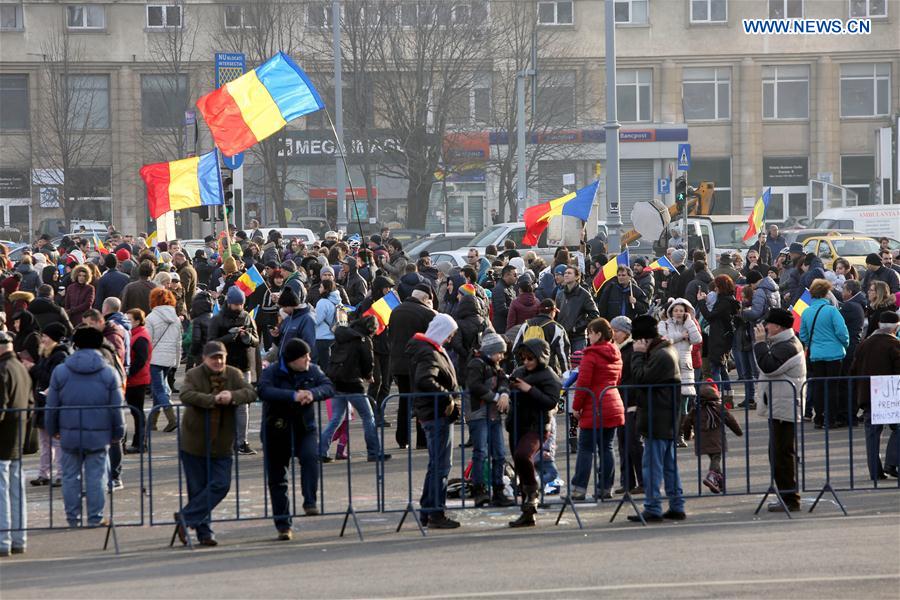 ROMANIA-BUCHAREST-PROTEST