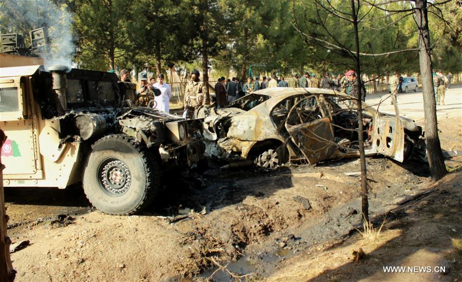 AFGHANISTAN-HELMAND-SUICIDE ATTACK