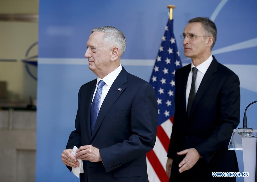BELGIUM-BRUSSELS-NATO-DEFENCE MINISTER-MEETING