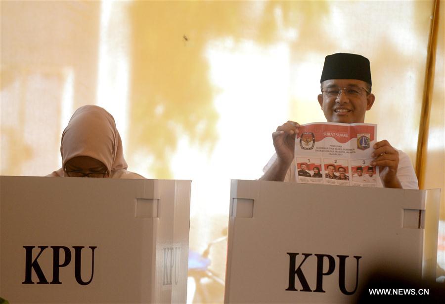 INDONESIA-JAKARTA-REGIONAL ELECTION