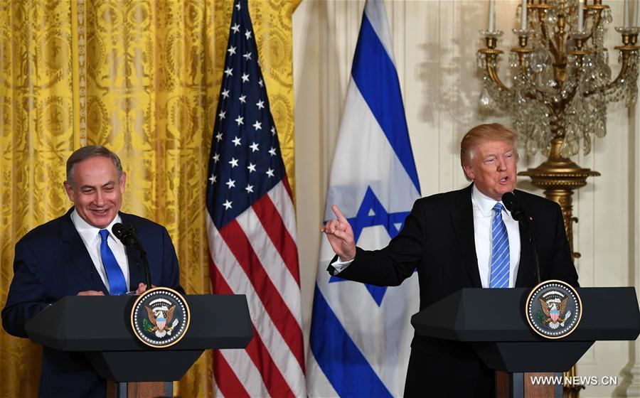 U.S.-WASHINGTON D.C.-TRUMP-ISRAEL-NETANYAHU-MEETING